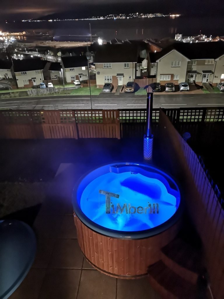 Wellness Royal thermo wood hot tub Jamie Greenock U.K 2